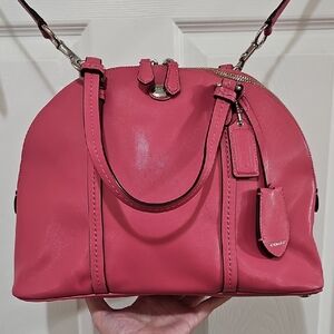 Coach Peyton Cora Domed Satchel Crossbody EUC